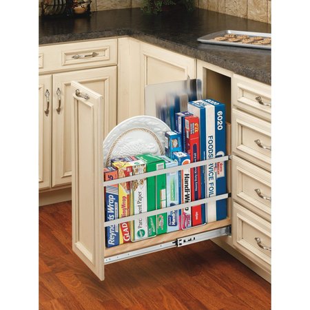 Rev-A-Shelf Rev-A-Shelf Wood Bakeware Pull Out Organizer wBB Soft Close 447-BCBBSC-8C